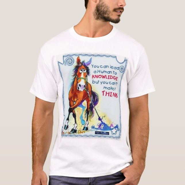 Führen Sie einen Menschen T-Shirt (Vorderseite)