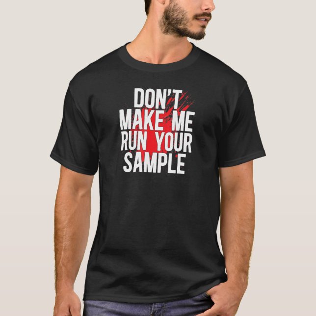 Führen Sie Ihren Beispiel-Forensiker Forensische W T-Shirt (Vorderseite)