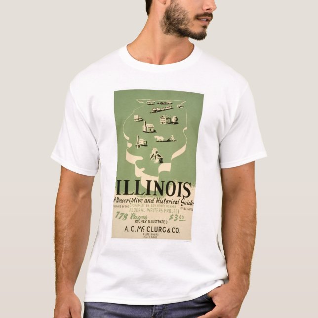 Führen Sie zu Illinois WPA 1940 T-Shirt (Vorderseite)