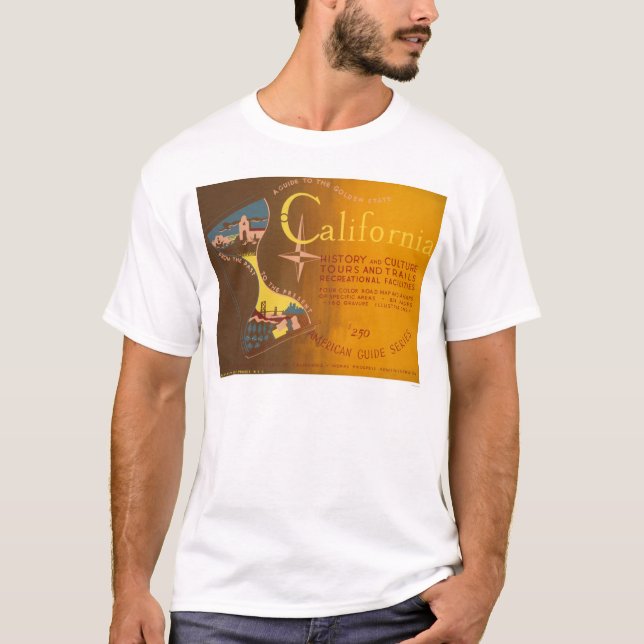 Führen Sie zu Kalifornien WPA 1940 T-Shirt (Vorderseite)