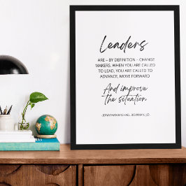 Führende Persönlichkeiten sind definitionsgemäß Ma Poster