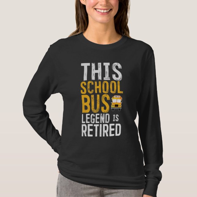 Führender Schulbusfahrer T-Shirt (Vorderseite)