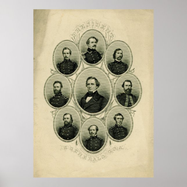 Führer des Südens im Zivilen Krieg Poster (Vorne)