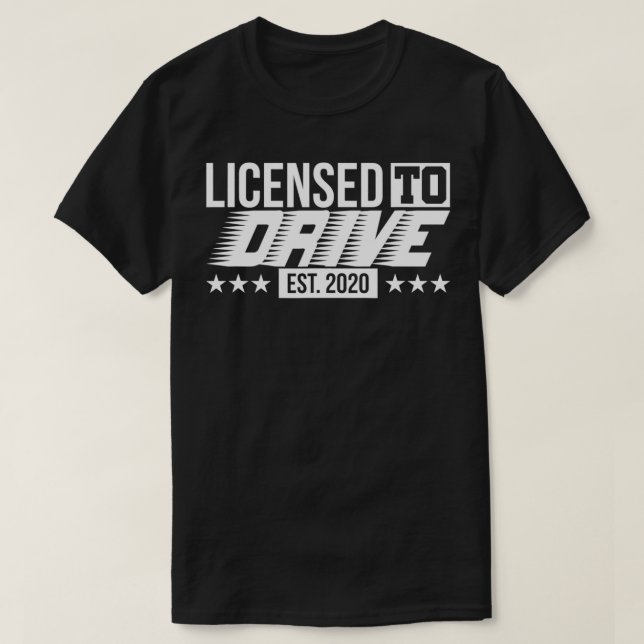 Führerschein 2020 Führerscheinprüfer T-Shirt (Design vorne)