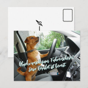 Führerschein Bestanden Glückwunsch Postkarte
