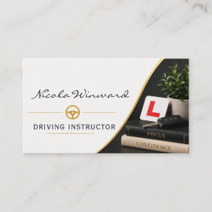 Führerschein-Instructor Geschäftskarte Visitenkarte