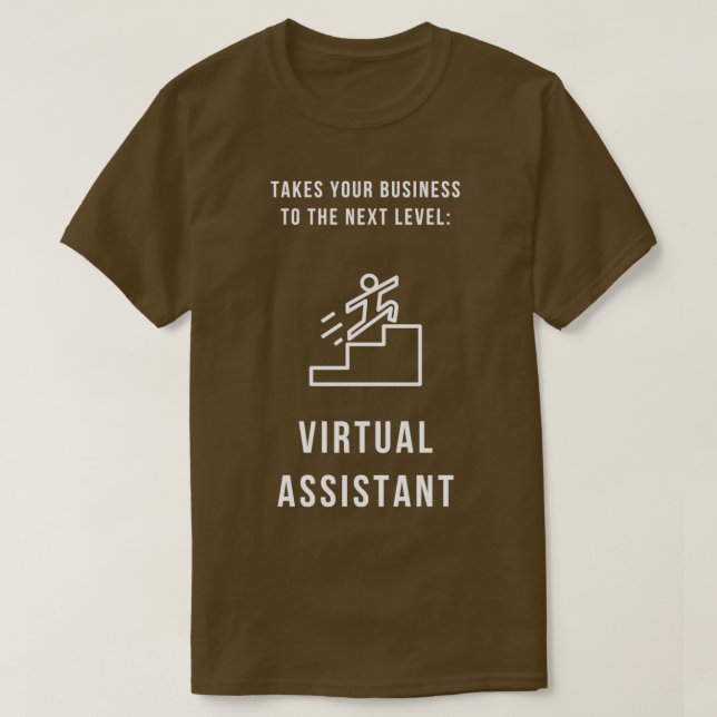 Führt Ihr Unternehmen auf die nächste Ebene T-Shirt (Design vorne)