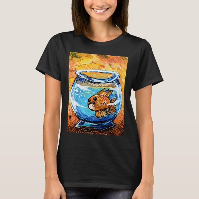 FÜHRT MICH ZUM FISCHFANG T-Shirt (Vorderseite)