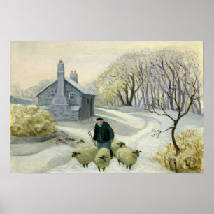 Führung der Schafe Poster