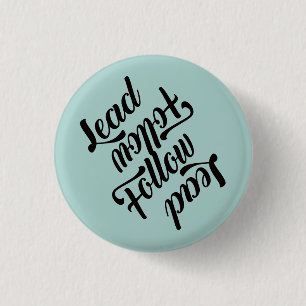 Führung folgen, folgen Führung - schalten Sie, Button