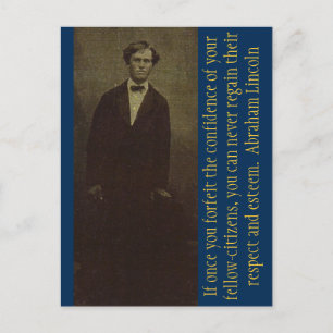 Führung mit Respekt und Esteem Postkarte