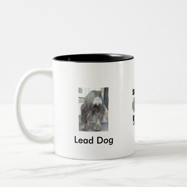 Führungs-HundeTasse Zweifarbige Tasse (Links)
