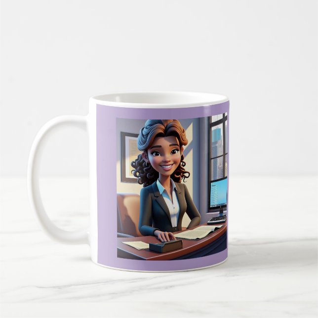 " FÜHRUNGSKRAFT ASSISTENT, SEKRETÄR " KAFFEETASSE (Links)