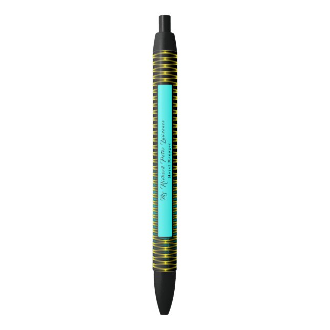 Führungskraft Blue Gold Design Kugelschreiber (Vorderseite Vertikal)