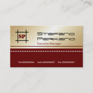 Führungskraft Business Cards Visitenkarte