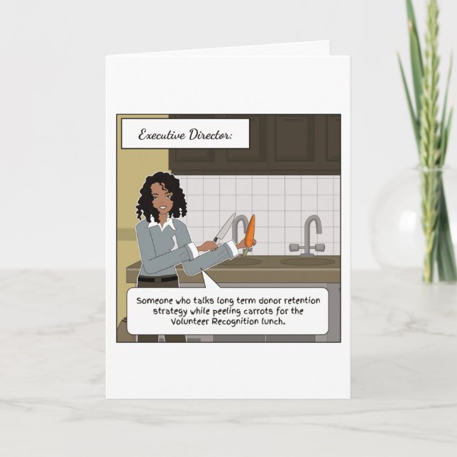 Führungskraft Director Danke, Card Karte (Vorderseite)