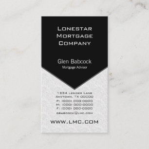 Führungskraft Edge Business Card, Schwarz und Grau Visitenkarte