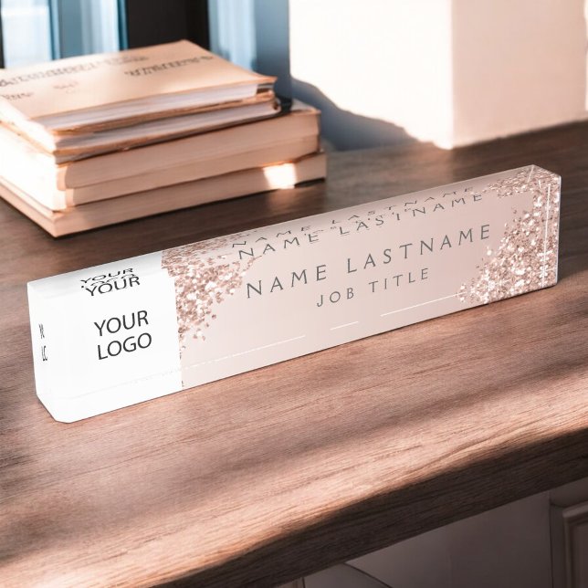 Führungskraft für benutzerdefinierte Logos Rose Go Namensplakette (Von Creator hochgeladen)