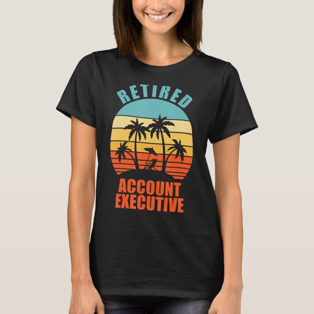 Führungskraft für vergriffene Accounts glückliche  T-Shirt (Vorderseite)