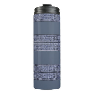 Führungskraft gestrichen Blau II Thermosbecher