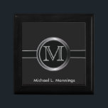 Führungskraft-Monogramm-Entwurf Schmuckschachtel<br><div class="desc">Führungskraft-Monogramm-Entwurfsandenken-Geschenkboxen. 100% kundengerecht. Bereiten Sie vor, um die Kästen auszufüllen oder BESONDERS ANFERTIGEN ES Knopf zur Änderung, Bewegung, Löschung an zu klicken oder irgendwelche des Textes oder der Grafiken zu addieren. Gemacht mit hohen Entschließungsvektorgraphiken für einen beruflichen Druck. ANMERKUNG: (Alle zazzle Konzeptionen des Produkts sind "Drucke" wenn nicht anders festgelegt),...</div>