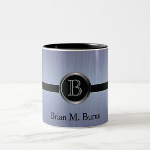 Führungskraft-Monogramm-Entwurf - Zweifarbige Tasse