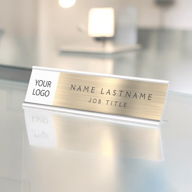 Führungskraft von Logos - Gold Business Beruflich Schreibtischnamensplakette (Von Creator hochgeladen)