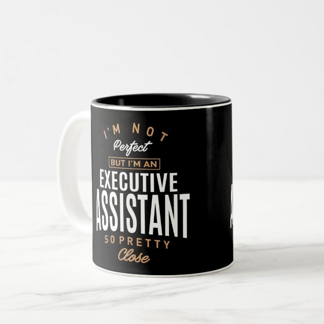 Führungskraft Zweifarbige Tasse (Vorderseite Links)