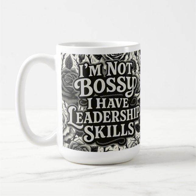Führungsqualitäten Sass Design Kaffeetasse (Links)