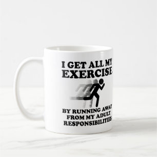 Fuir les responsabilités Mug drôle