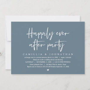 Fuite de mariage, invitation à la fête pour toujou