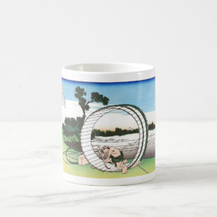 Fuji-Blick Moor in der Provinz Owari Kaffeetasse