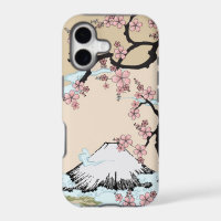 Fuji et Sakura - coque iphone de conception de