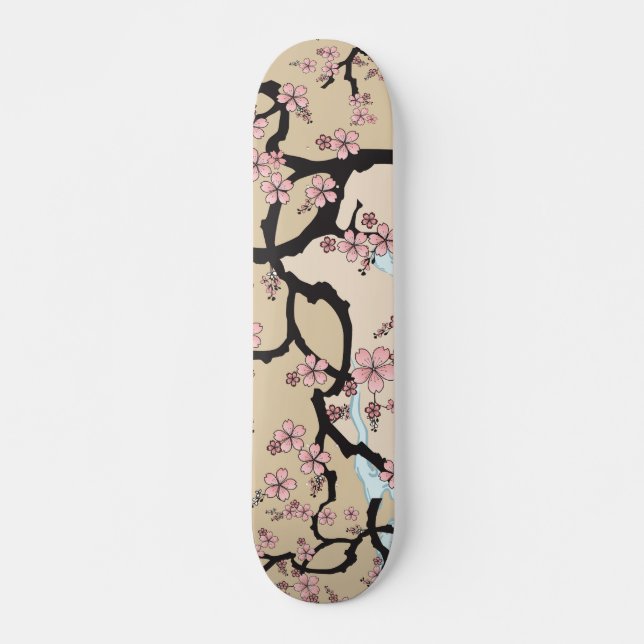 Fuji et Sakura : skateboard (version sakura) (Devant)