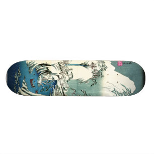 Fuji-Fluss-Winter 1830 Skateboard