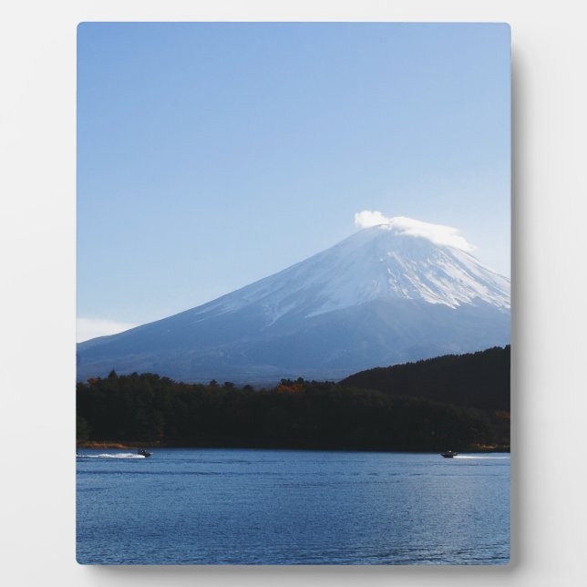 Fuji Fuji Lake Kawaguchi Fotoplatte (Vorderseite)