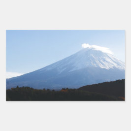Fuji Fuji Lake Kawaguchi Rechteckiger Aufkleber