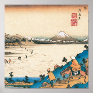 Fuji, Fuji-san. Japan. Circa 1800er Jahre. Poster