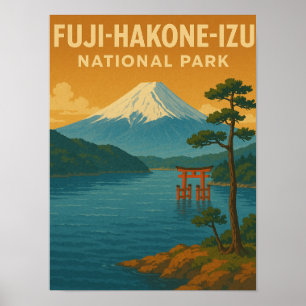 Fuji-Hakone-Izu-Nationalpark Poster