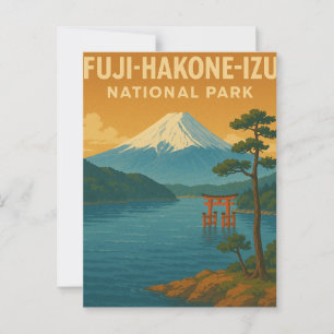 Fuji-Hakone-Izu-Nationalpark Postkarte