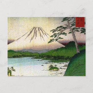 Fuji in Japan um das 18. Jahrhundert Postkarte