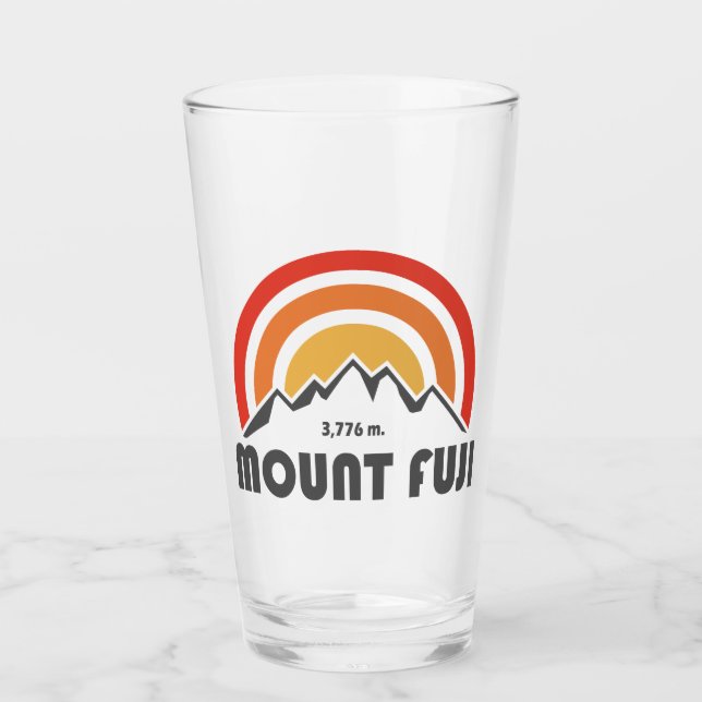 Fuji Japan Glas (Vorderseite)