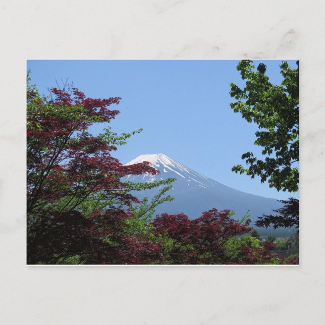 Fuji Japan Postkarte (Vorderseite)
