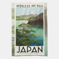 Fuji Japan Reiseplakat Vintage Kunst