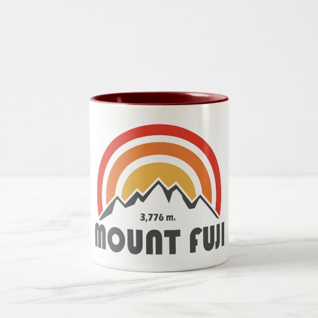 Fuji Japan Zweifarbige Tasse (Mittel)