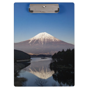 Fuji Lake Reflection Klemmbrett