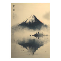 FUJI - Minimalist Sumi-e Ink 