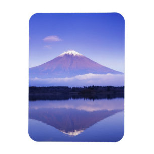 Fuji mit Lenticular Cloud, Motosu Lake Magnet