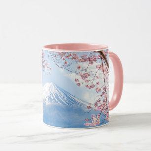 Fuji Mountain   Kawaguchiko-See   Frühjahr in Japa Tasse