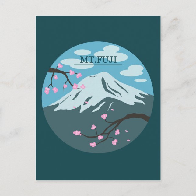 Fuji Postkarte (Vorderseite)